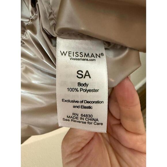 Weismann Liquid Puffer Vest Size S Champagne Zip Up Sleeveless Womens Winter - Picture 4 of 4